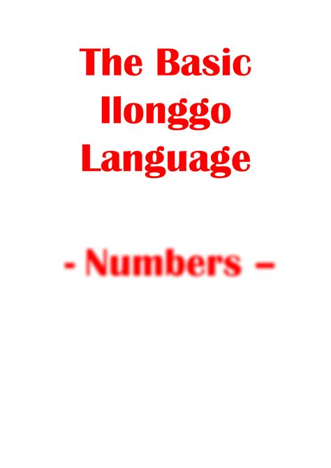 stl number meaning ilonggo|Ilonggo Dictionary .